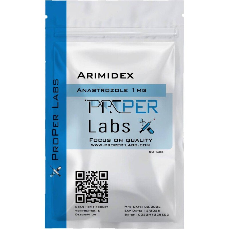 Proper Labs Arimidex 1mg x 50 tablets
