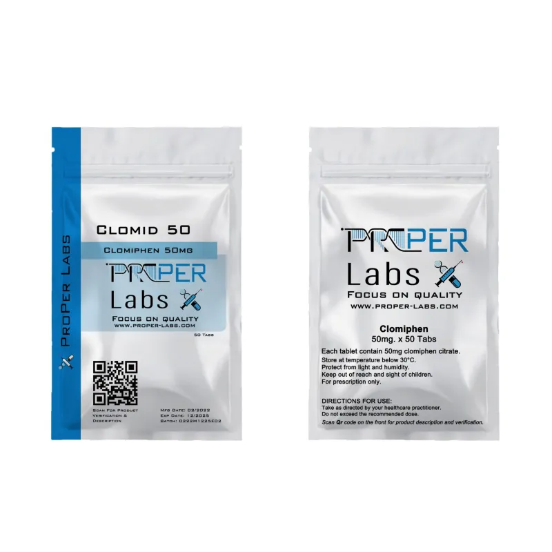 Proper Labs Clomid 50mg x 50 tablets
