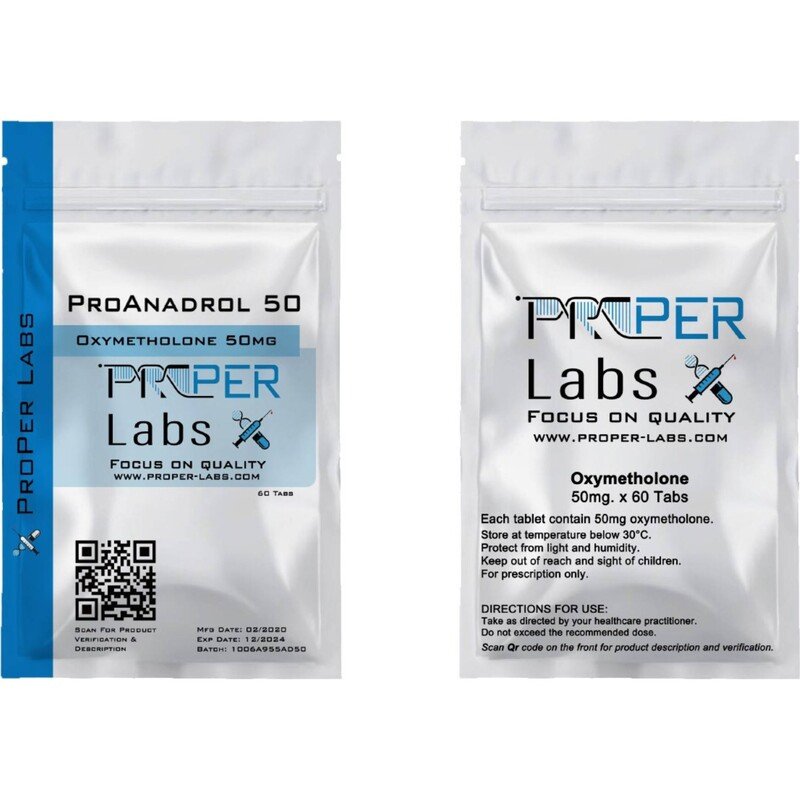 Proper Labs Anadrol 50mg x 60 tablets